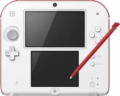 Nintendo 2DS - White/Red with Pre-installed Tomodachi Life - (USED)