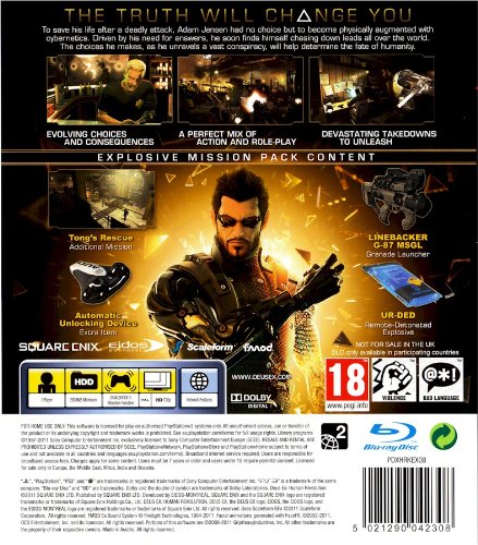 Deus EX Human Revolution Limited Edition - Playstation 3 (USED)