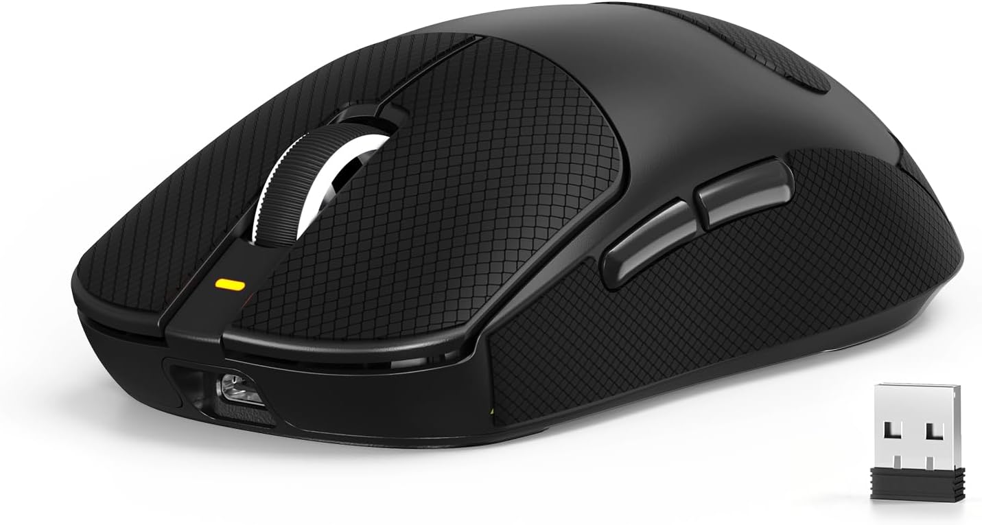 ATTACK SHARK X8 SE Tri-Mode Wireless Gaming Mouse Ergonomic 59g Lightweight - Black | White