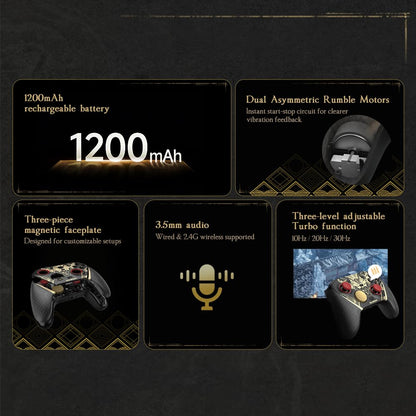 GameSir G7 Pro 8K PC Wireless Controller, Nioh 3 – 8000Hz Polling Rate Wired & 2.4G, TMR Joysticks