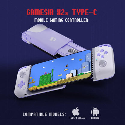 GameSir X2s Type-C Mobile Gaming Controller for iPhone Series (USB-C), Android