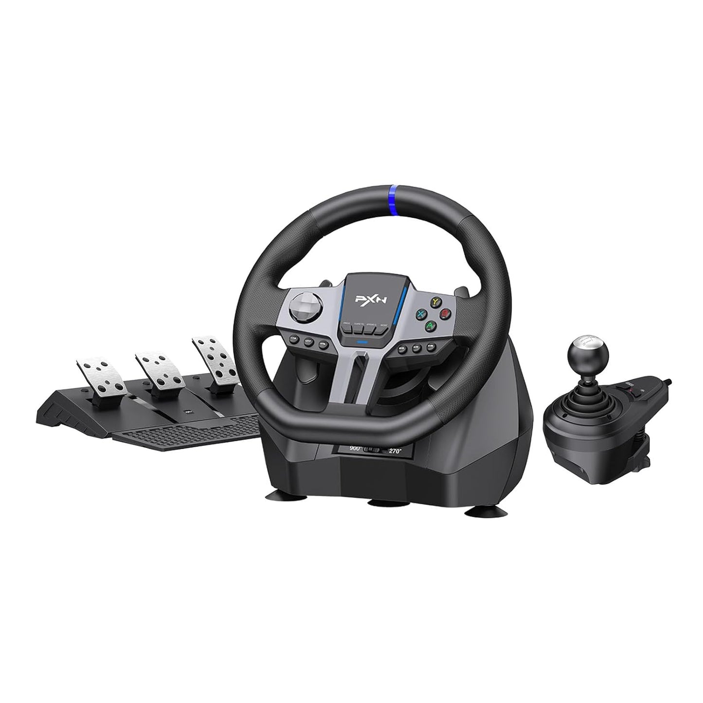 PXN V9 GEN 2 Steering Wheel, Gaming Racing Wheel Car Simulation 270/900° - PS3 | PS4 | PC | Xbox One | Xbox Series