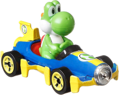 Hot Wheels Mario Kart - Yoshi with Captain Toad & Shy Guy (Triple Pack)