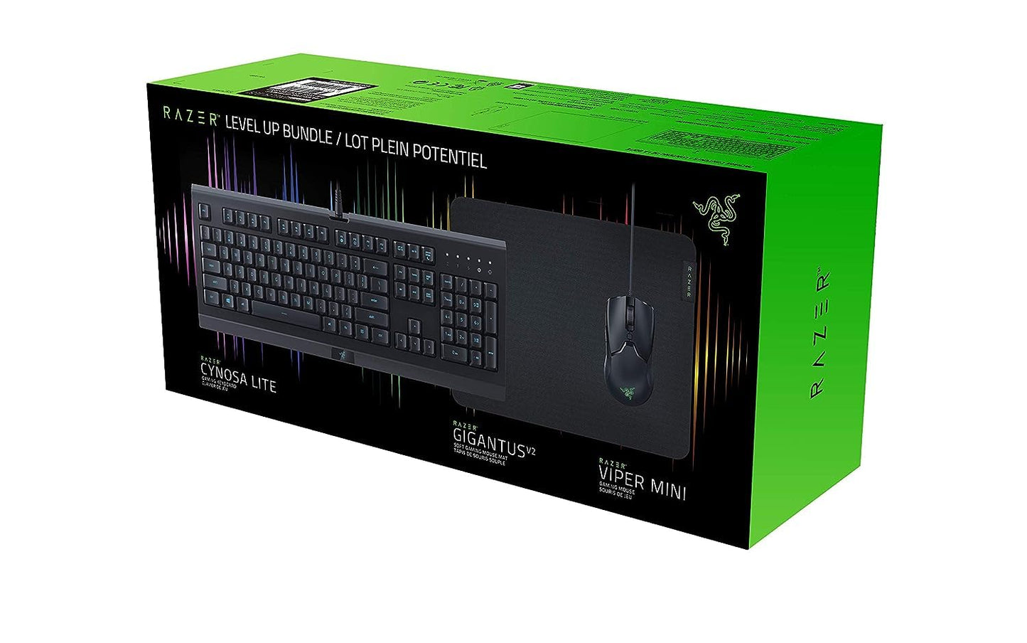 Razer Level Up Bundle Cynosa Lite + Gigantus V2 Medium + Viper Mini