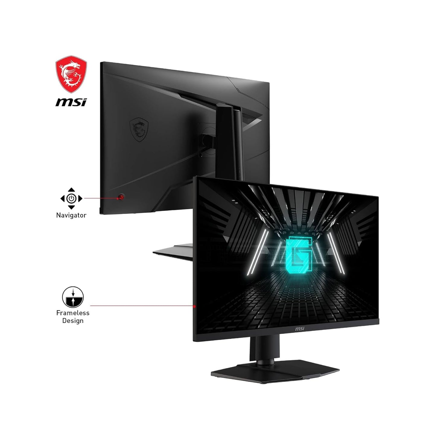 MSI G274QPF E2 27 Inch 2K WQHD Gaming Monitor - 2560 x 1440 Rapid IPS Panel, 180 Hz / 1ms