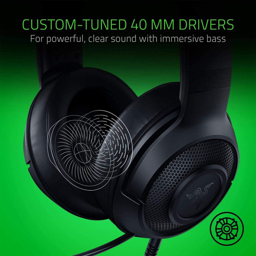 Razer Kraken X Multi-Platform Wired Gaming Headset - PS4 | PS5 | Xbox | Nintendo Switch