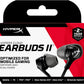 HyperX Cloud Earbuds II - PC | Mobile | Nintendo Switch | PS4 | PS5 | Xbox Series - BLACK