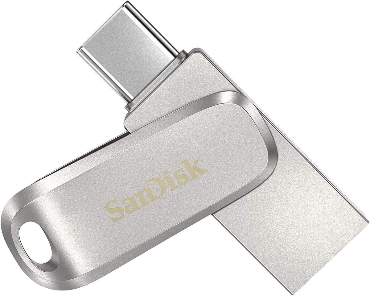 SanDisk Ultra Dual Drive Luxe USB Type-C 128GB Flash Drive 150 MB per second for Smartphones, Tablets, and Computers – High Speed USB 3.1 (Copy)