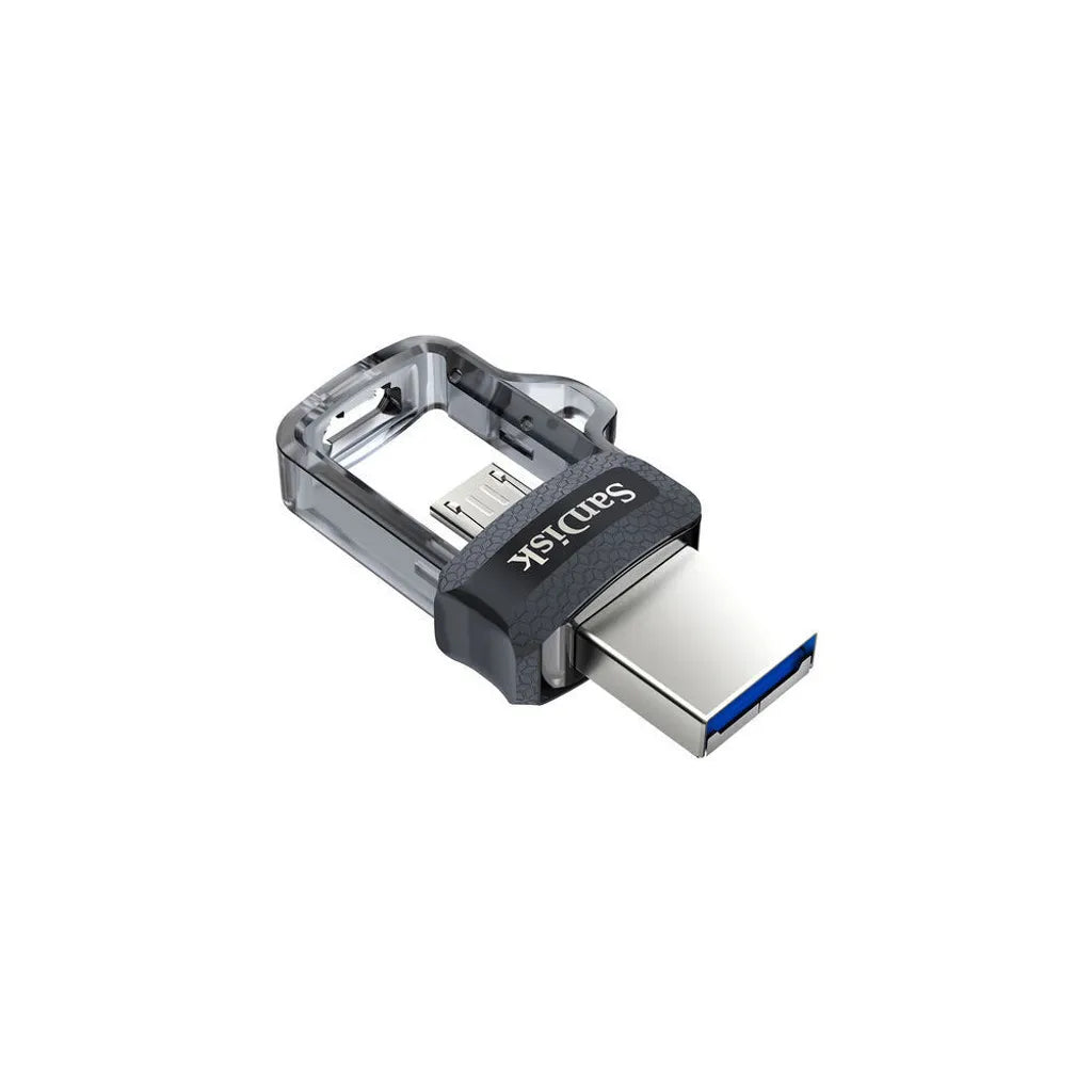 SanDisk Ultra Dual Drive m3.0 128GB USB 3.0 & Micro-USB Flash Drive, OTG Support, Up to 130MB/s Transfer Speed, Android, PC & Mac Compatible