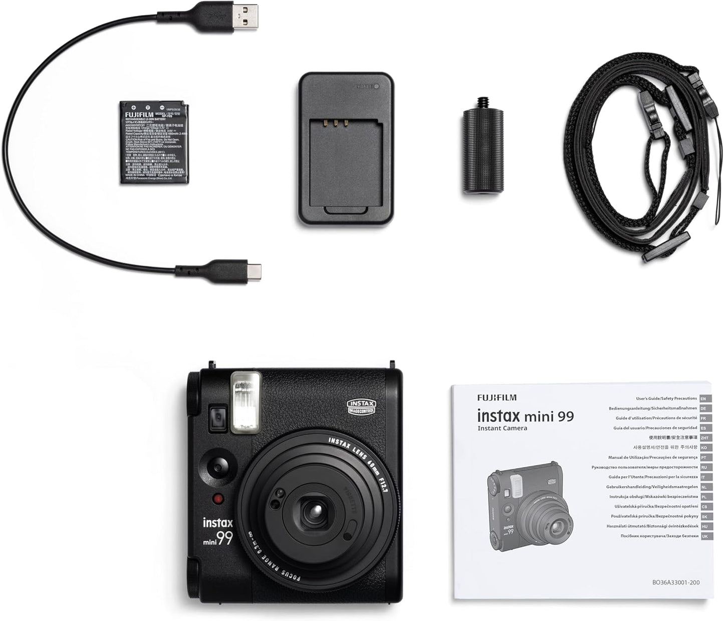 Fujifilm Instax Mini 99 Instant Film Camera - Black