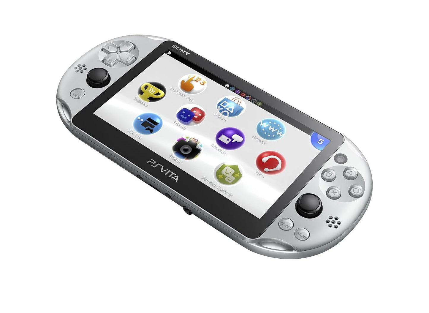 PS Vita PlayStation Vita Slim Model (MODDED) - Silver PCH-2000 ZA25 - (USED) In Box