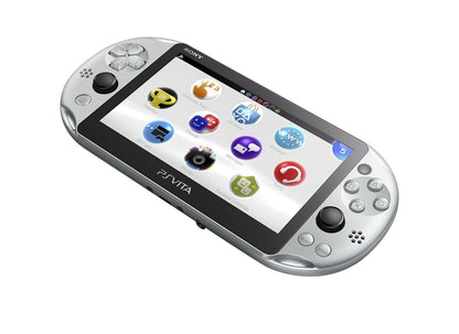 PS Vita PlayStation Vita Slim Model (MODDED) - Silver PCH-2000 ZA25 - (USED) In Box