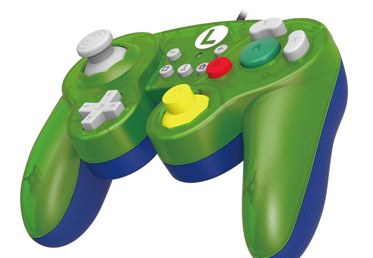 HORI Nintendo Switch Battle Pad GameCube Style Controller - Luigi Green