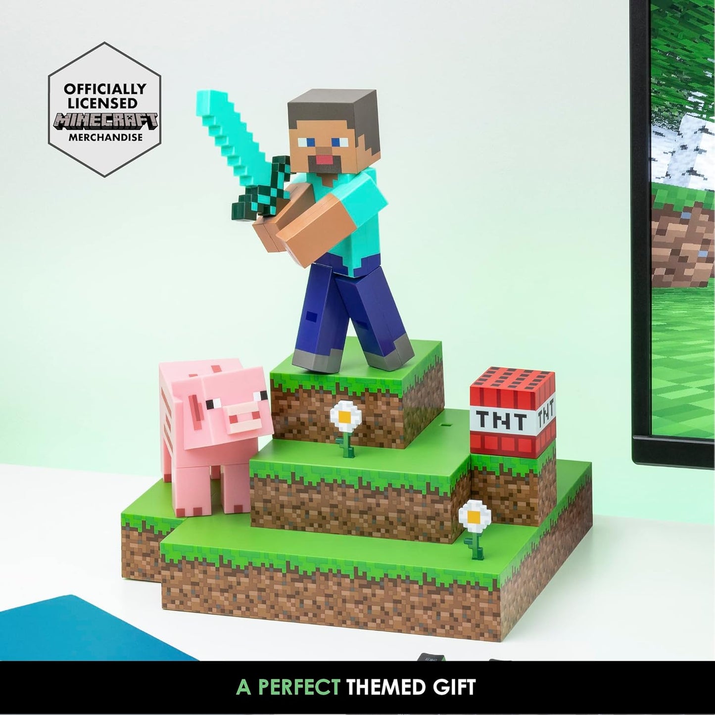 Paladone Minecraft Steve Diorama Large Light