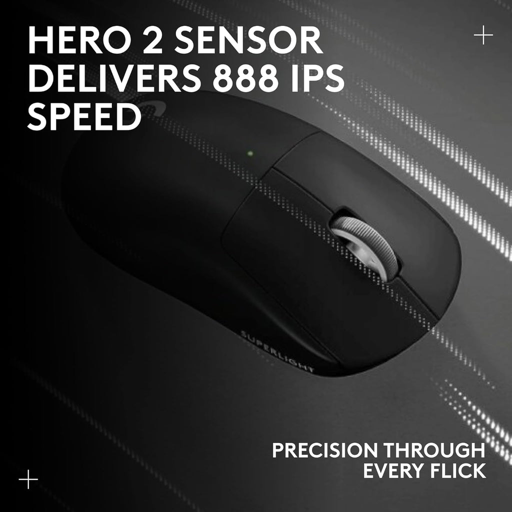 Logitech ProX Superlight 2 Wireless Gaming Mouse - Black