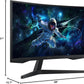 SAMSUNG 32” Odyssey G55C Series QHD 1000R Curved Gaming Monitor, 1ms(MPRT) AMD Radeon FreeSync LS32CG550ENXZA