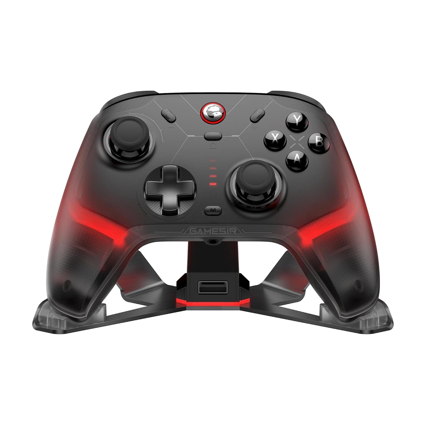 GameSir Cyclone 2 Wireless Controller for Xbox, PC, Android, iPhone, PC Controller with Mag-Res™ TMR Sticks, Hall Effect Triggers, RGB Lightning, 6-Axis Gyro, Turbo - Black