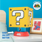 Super Mario Question Block Icon Lamp with Three Brightness Settings and Auto Shut Off, Nintendo Merchandise