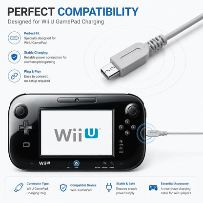 Wii U Gamepad, AC Adapter Charger