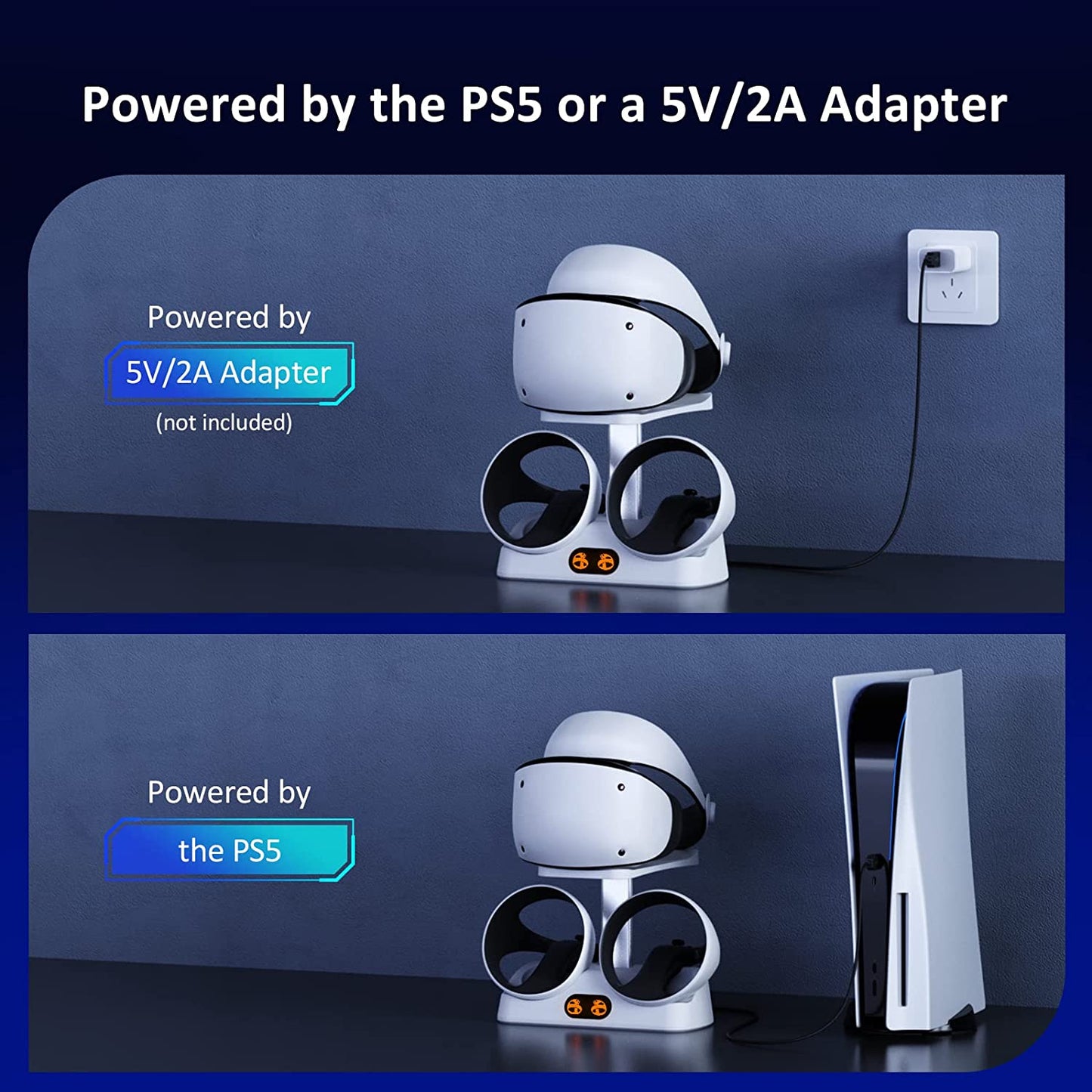 Dobe Playstation VR2 Charging Station for PSVR2 Controllers