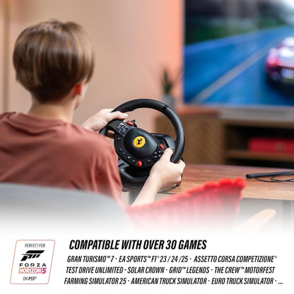 Thrustmaster T98 Ferrari 296 GTB Racing Wheel and Pedal Set - PS5 | PS4 | PC