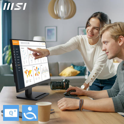 MSI PRO MP243L E14 24-inch IPS 1920 x 1080 (FHD) Gaming Office Monitor, 144Hz, Free-Synch, HDR Ready