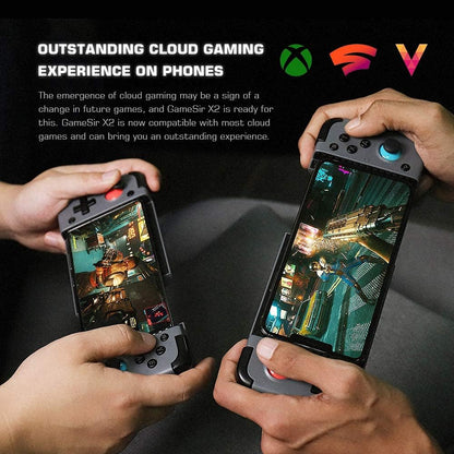 GameSir X2S Bluetooth Wireless Mobile Game Controller, Type-C Port, Custom Turbo Key, Bluetooth 5.0 Support Android/iOS iPhone
