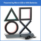 Paladone Playstation Icons XL | 3 Modes Reactive Game Room Lighting