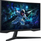 SAMSUNG 32” Odyssey G55C Series QHD 1000R Curved Gaming Monitor, 1ms(MPRT) AMD Radeon FreeSync LS32CG550ENXZA