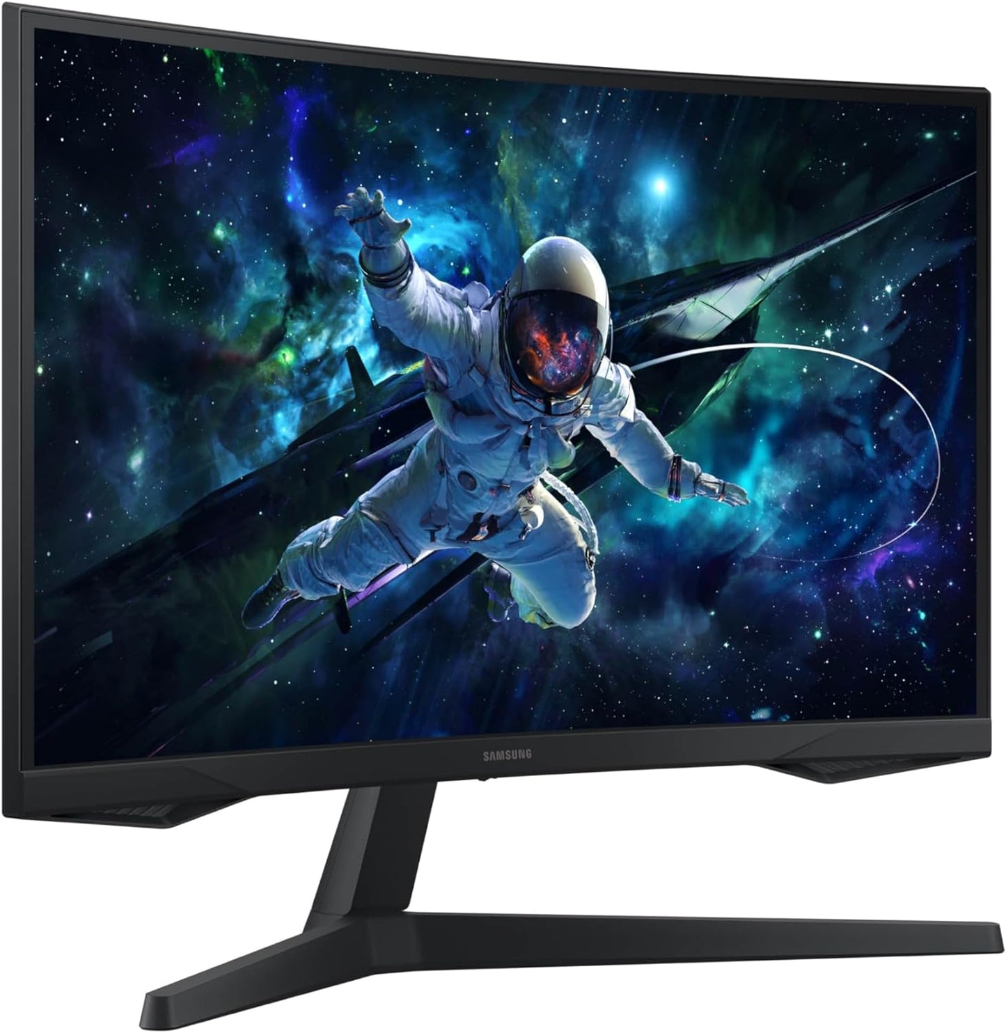 SAMSUNG 32” Odyssey G55C Series QHD 1000R Curved Gaming Monitor, 1ms(MPRT) AMD Radeon FreeSync LS32CG550ENXZA