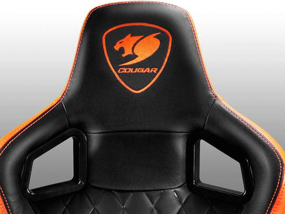 Cougar Armor S Gaming Chair with Reclining and Height Adjustment - Black