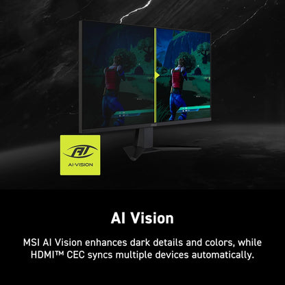 MSI MAG 275QF E20 Gaming Monitor 27" 2560 x 1440 (WQHD), 200Hz, AMD Adaptive Sync, HDR-Ready, HDMI, VGA port, VESA mount, Tilt