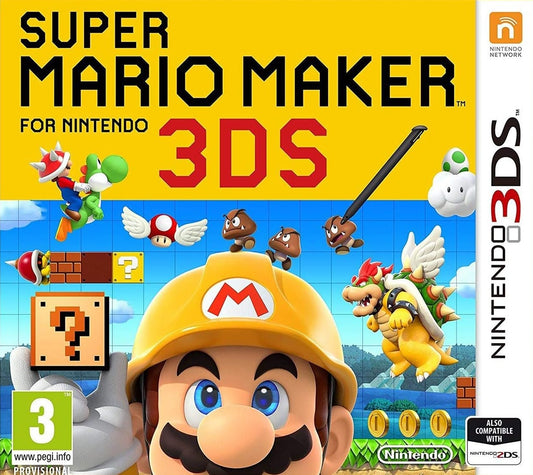 Super Mario Maker 3DS (GAME CARD ONLY!) - Nintendo 3DS (PAL) - (USED)