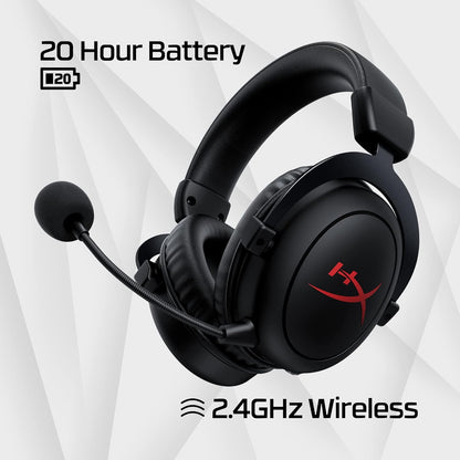 سماعة رأس لاسلكية للألعاب HyperX Cloud Core، بتقنية الصوت المكاني DTS Headphone:X - PS4 | PS5 | PC 