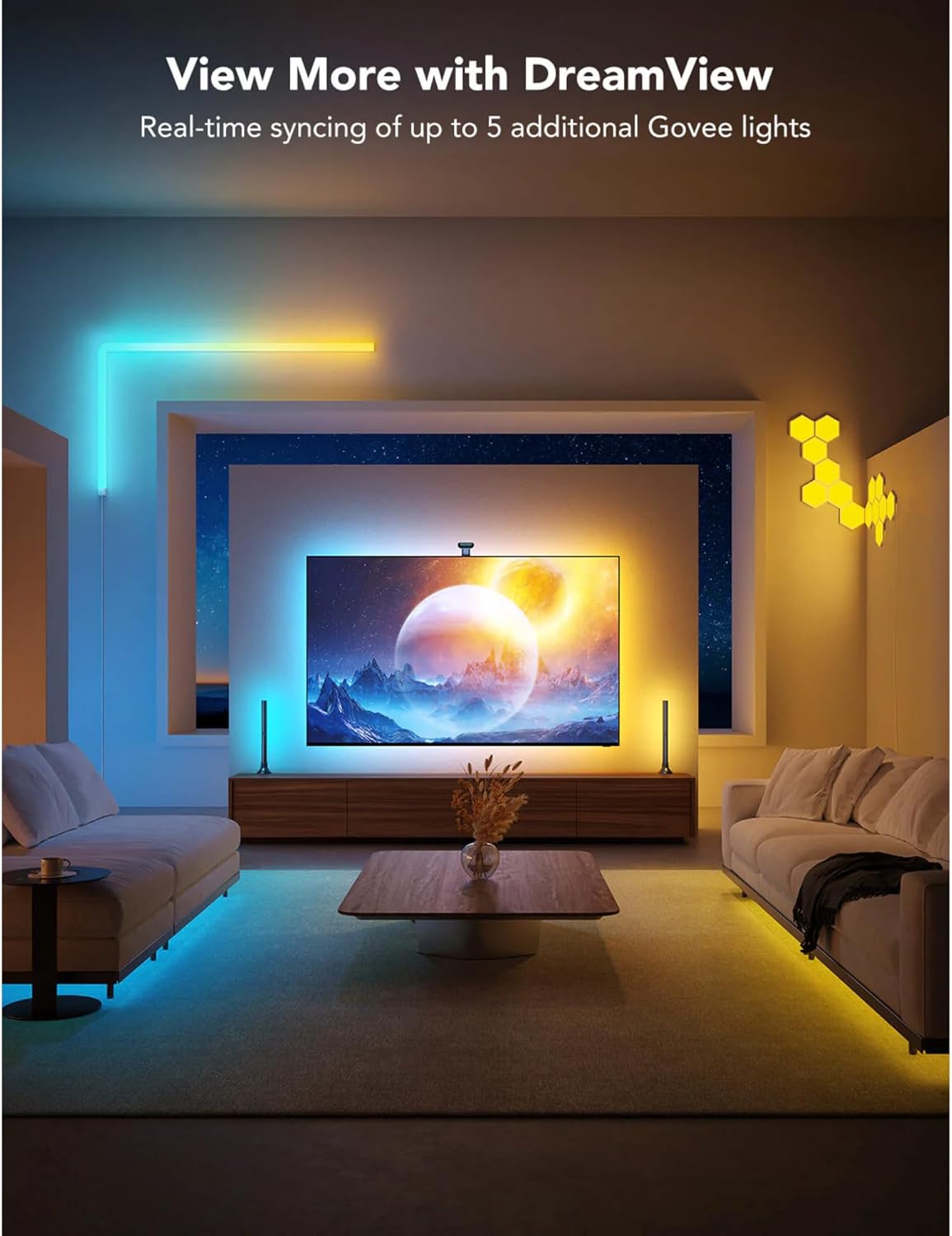 Govee - Envisual TV Backlight T2 with Dual Cameras (55~65 inch)