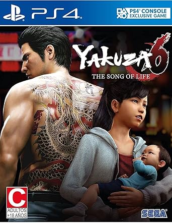 ياكوزا 6: أغنية الحياة - إصدار جوهر الفن - بلاي ستيشن 4 (مستعمل)