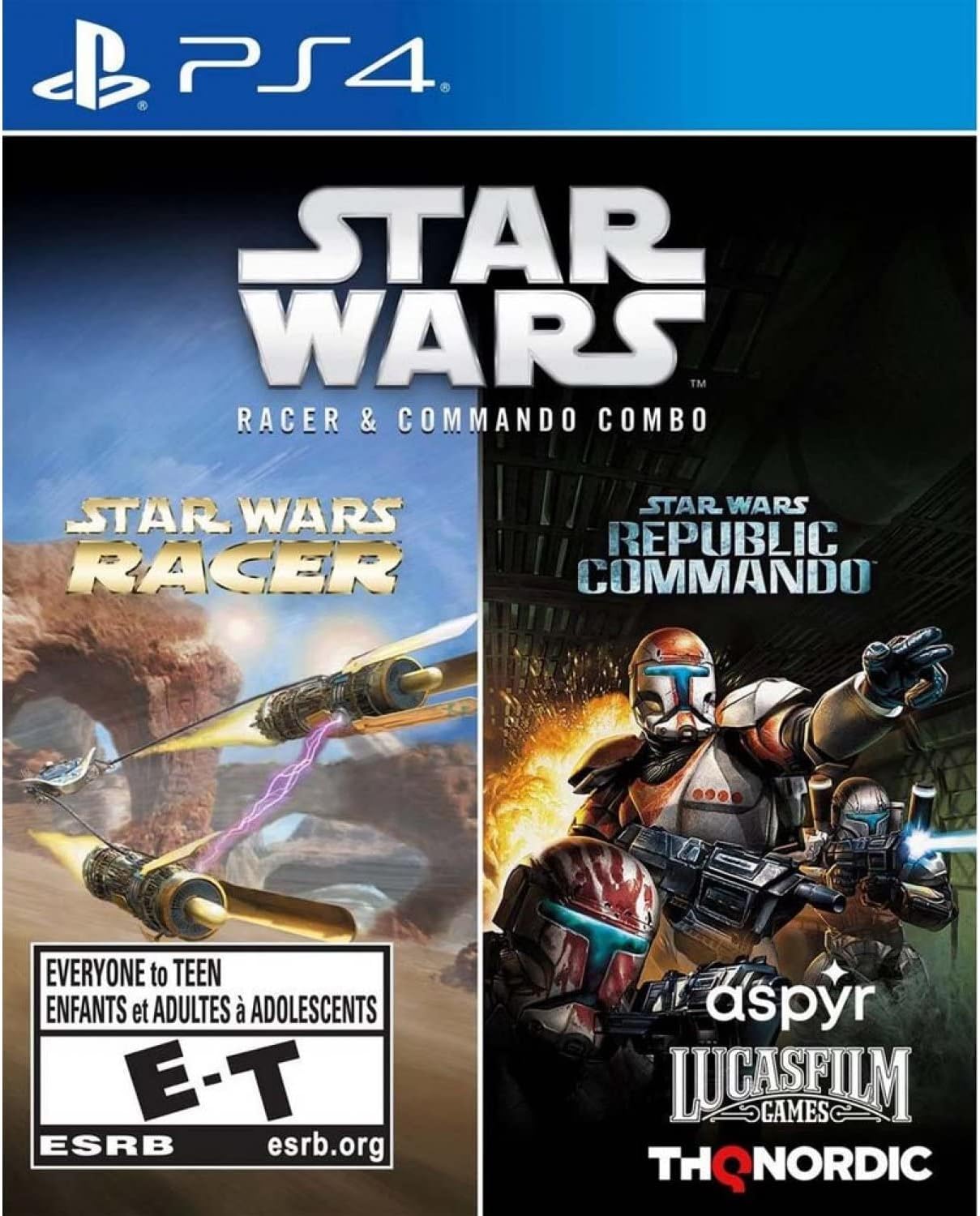 Star Wars Racer and Commando Combo - Playstation 4