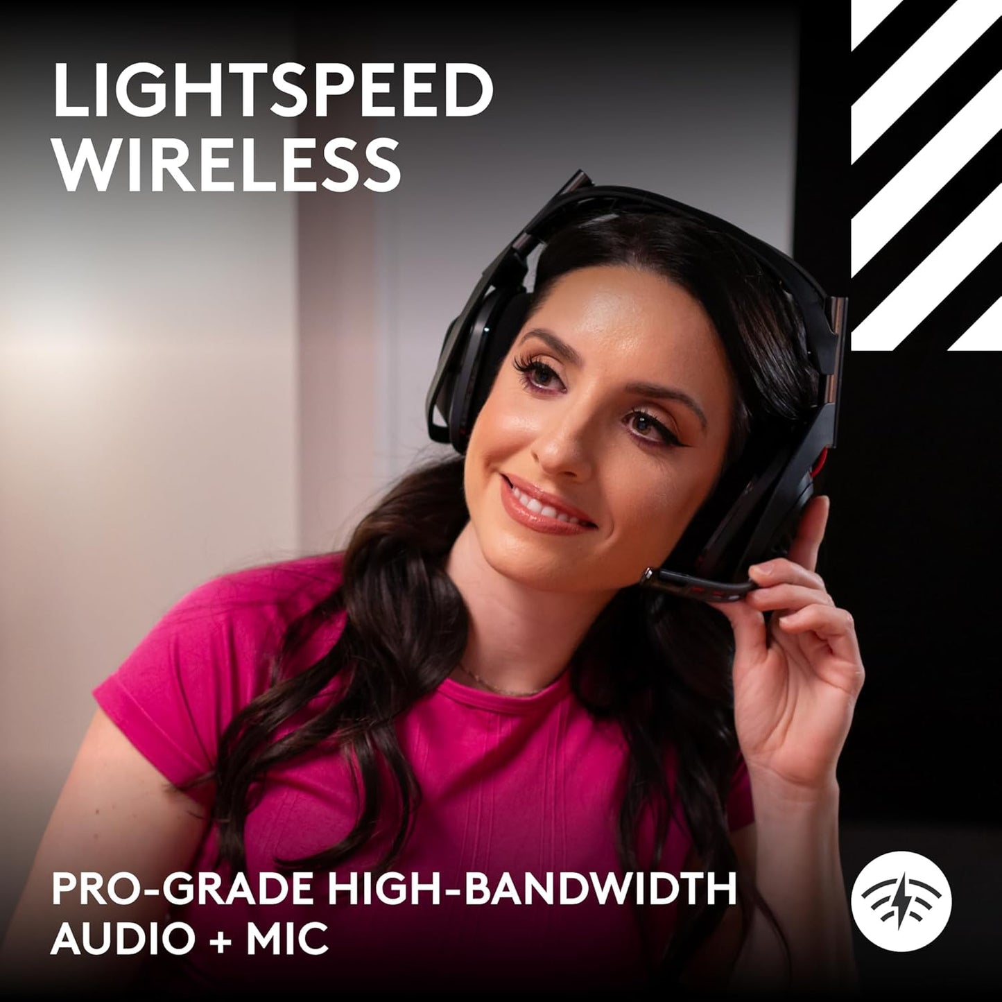 Logitech Astro A50 LIGHTSPEED Wireless Gaming Headset + Base (Gen 5), PRO-G GRAPHENE, 3-System Switching, USB-C to Xbox, PS5, PC/Mac, Nintendo Switch, Switch 2, Bluetooth - Black