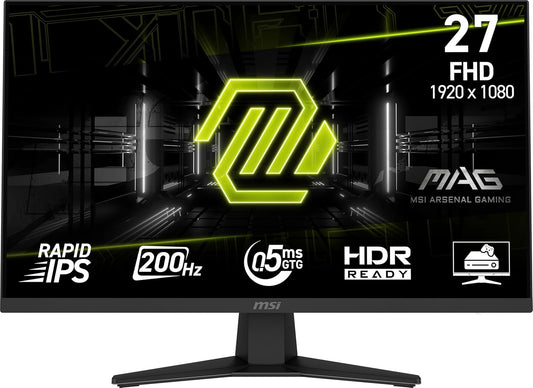 MAG 274F 27-inch 1920 x 1080 (FHD) Gaming Office Monitor, 200Hz, AMD FreeSync Premium, HDR Ready