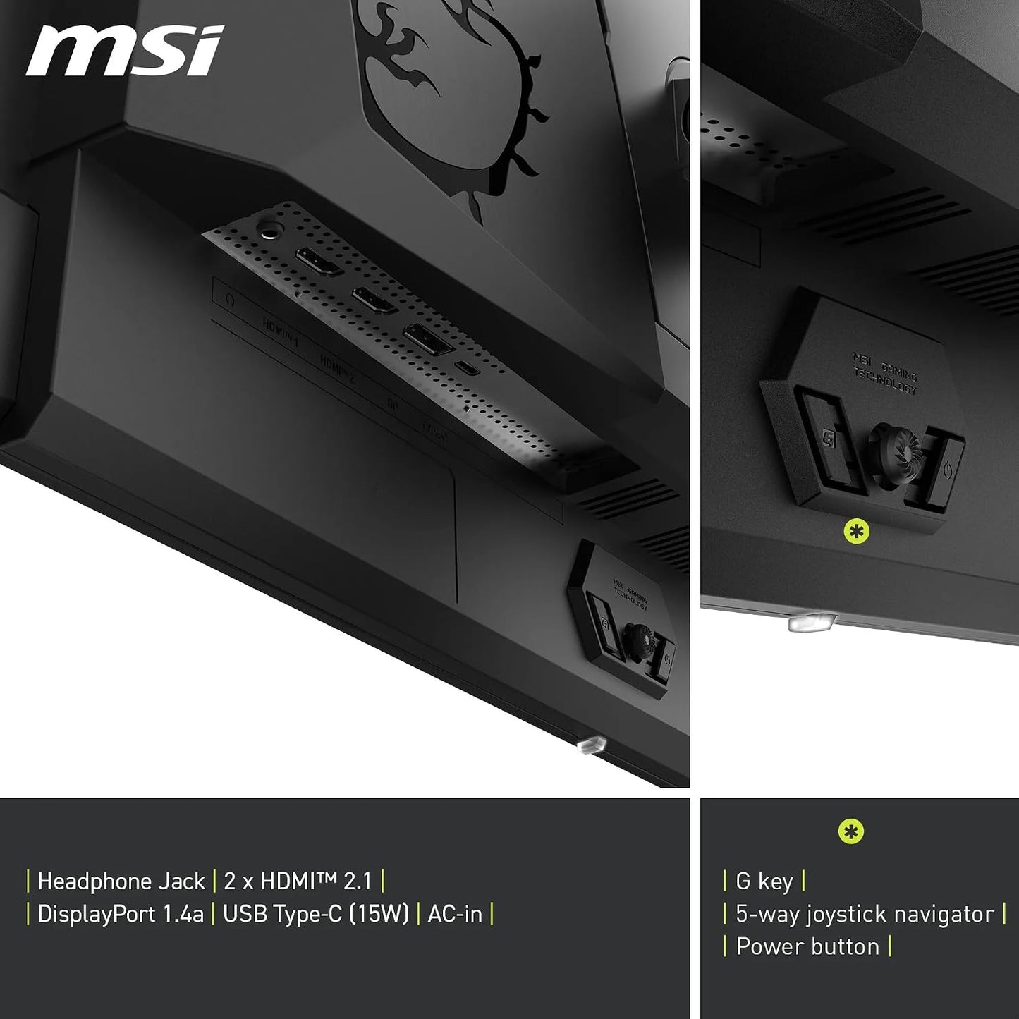 MSI MAG 275UPD E14 27-Inch, 4K UHD Gaming Monitor, 3840 x 2160 IPS, 288Hz, 1ms, HDR Ready, Eye Care, Dual-Mode, HDMI 2.1