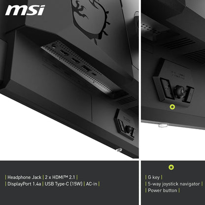 MSI MAG 275UPD E14 27-Inch, 4K UHD Gaming Monitor, 3840 x 2160 IPS, 288Hz, 1ms, HDR Ready, Eye Care, Dual-Mode, HDMI 2.1