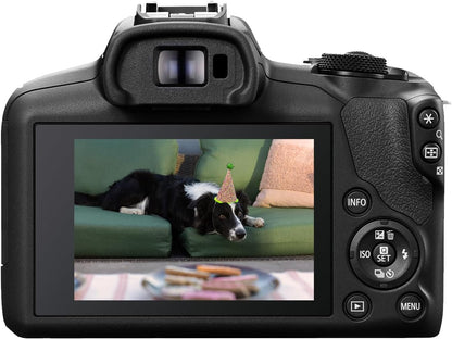 Canon EOS R100 Mirrorless Camera RF-S18-45mm F4.5-6.3 is STM Lens Kit, 24.1 Megapixel CMOS (APS-C) Sensor, 4K Video