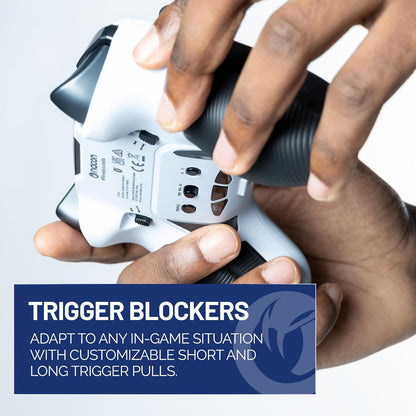 وحدة تحكم الألعاب اللاسلكية NACON Revolution 5 Pro لجهاز PS5 | PS4 | PC - باللونين الأبيض والأسود