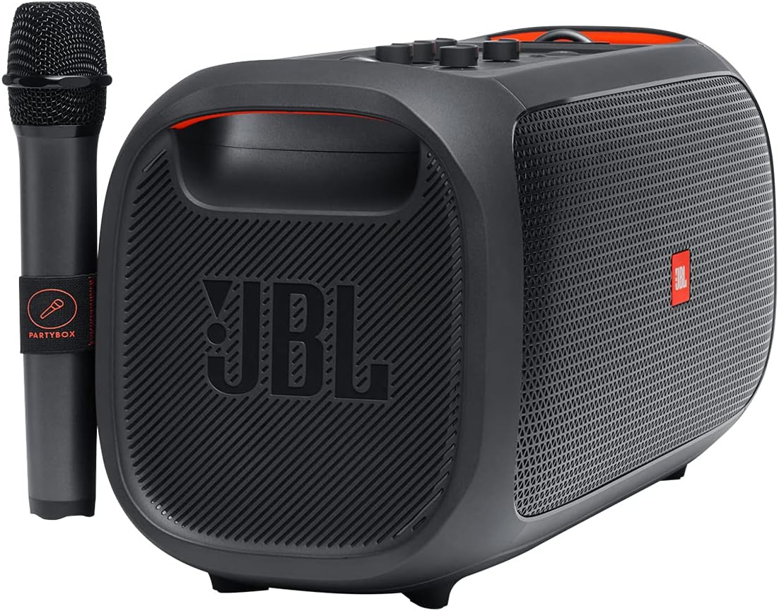 JBL PartyBox On-The-Go Powerful Portable Bluetooth Party Speaker with Dynamic Light Show