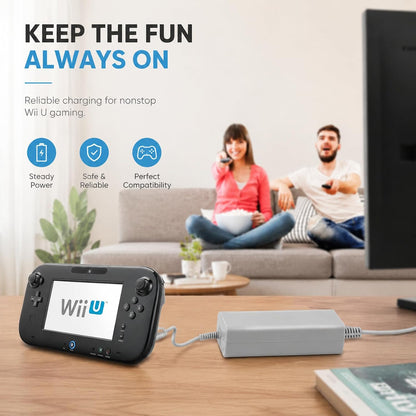 Wii U Gamepad, AC Adapter Charger