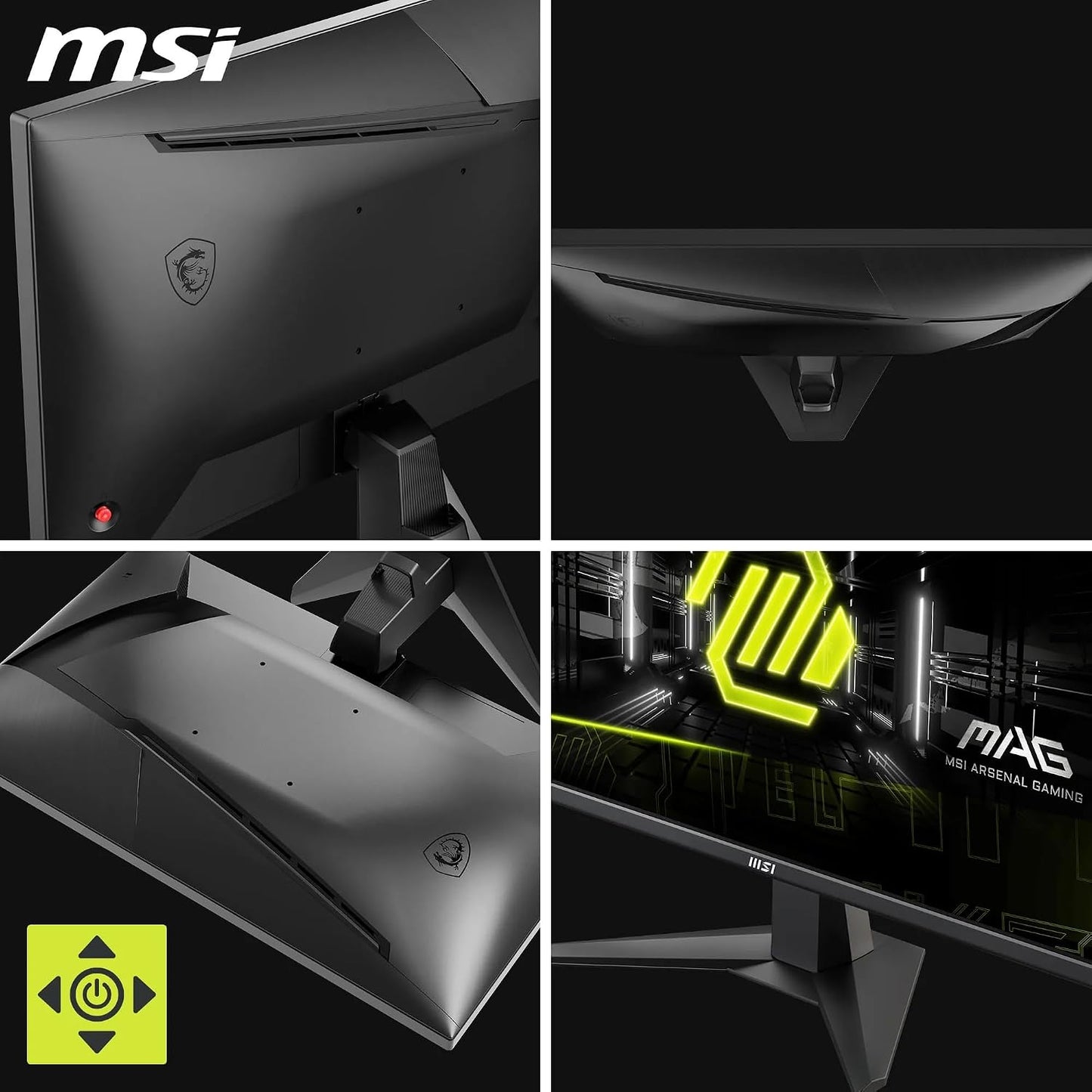 MSI MAG 255F E20 24.5" FHD Gaming Monitor 1920x1080 – 200Hz, 0.5ms, HDR Compatible