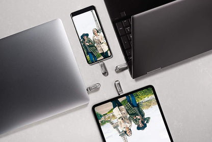 SanDisk Ultra Dual Drive Luxe USB Type-C 128GB Flash Drive 150 MB per second for Smartphones, Tablets, and Computers – High Speed USB 3.1 (Copy)