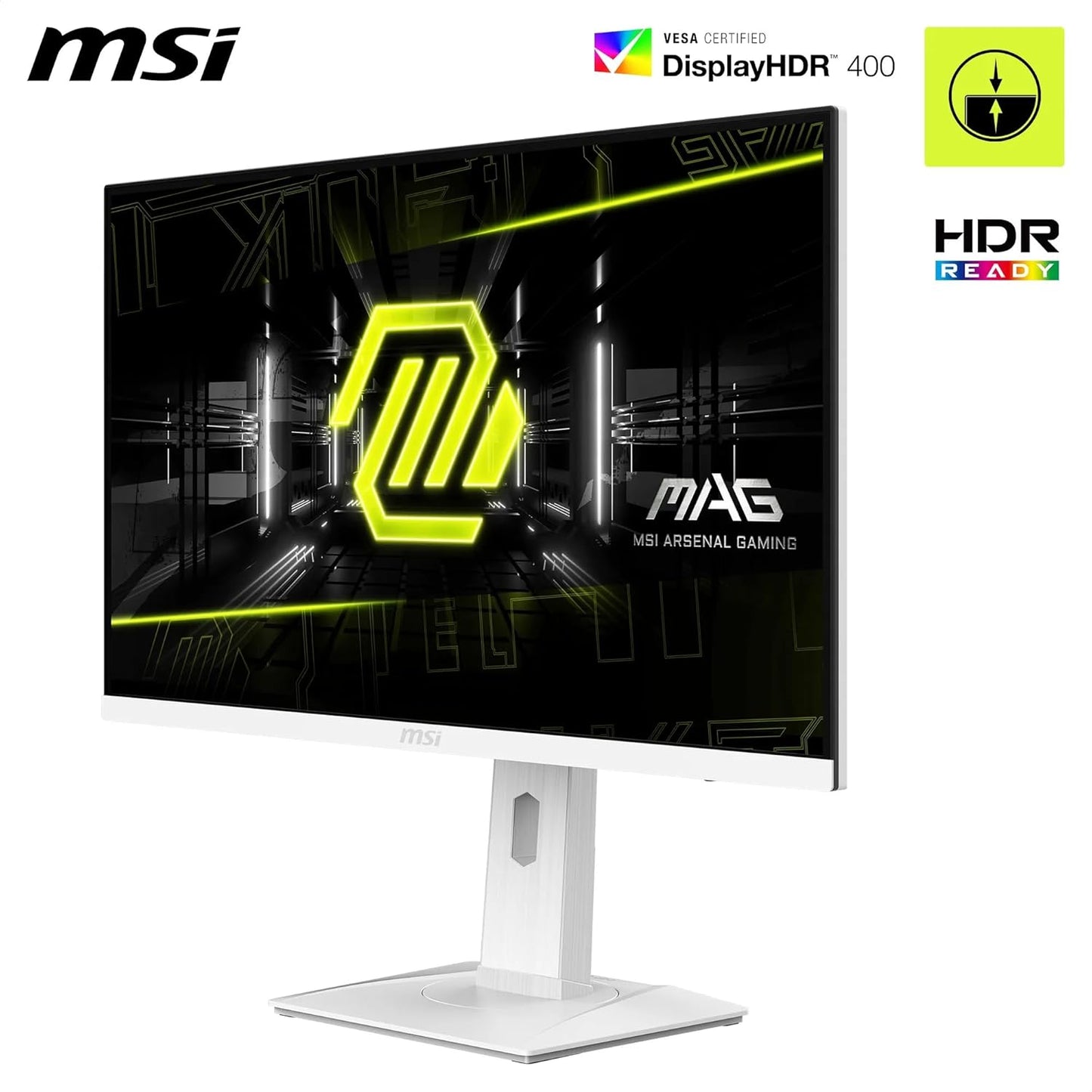 MSI MAG 274PFW 27 Inch FHD Gaming Monitor - 1920 x 1080 Rapid IPS Panel, 180 Hz - 1ms