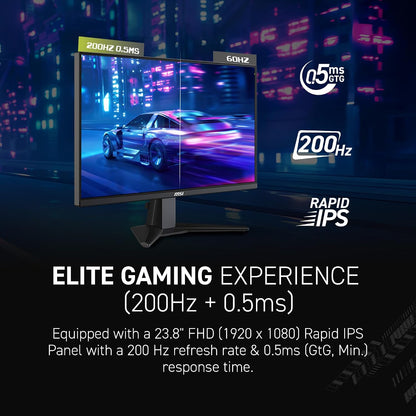 MAG 274F 27-inch 1920 x 1080 (FHD) Gaming Office Monitor, 200Hz, AMD FreeSync Premium, HDR Ready