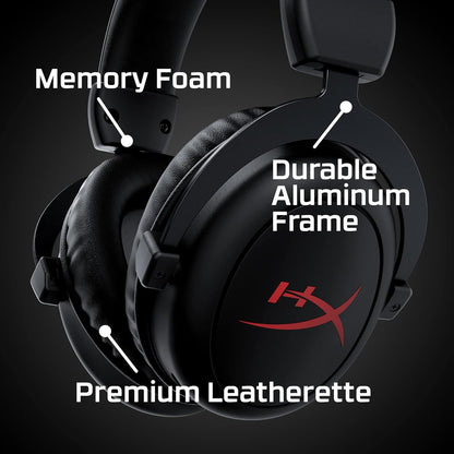 سماعة رأس لاسلكية للألعاب HyperX Cloud Core، بتقنية الصوت المكاني DTS Headphone:X - PS4 | PS5 | PC 
